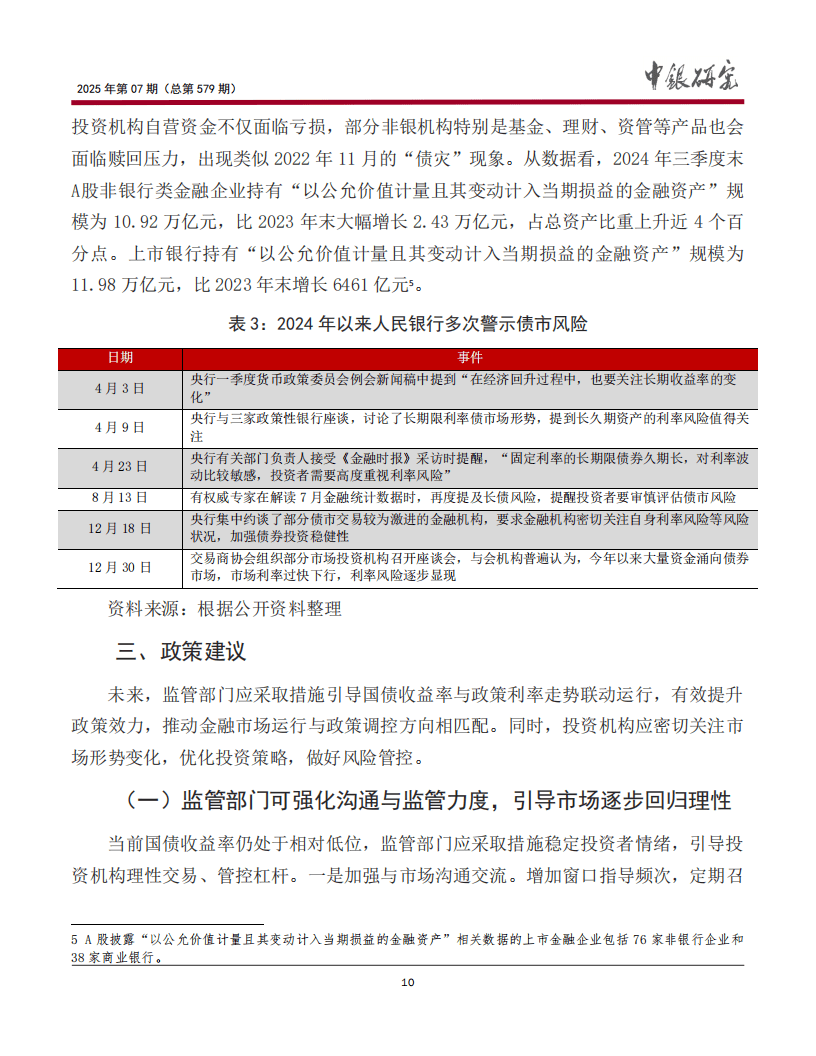 机构建议关注债市调整后动向