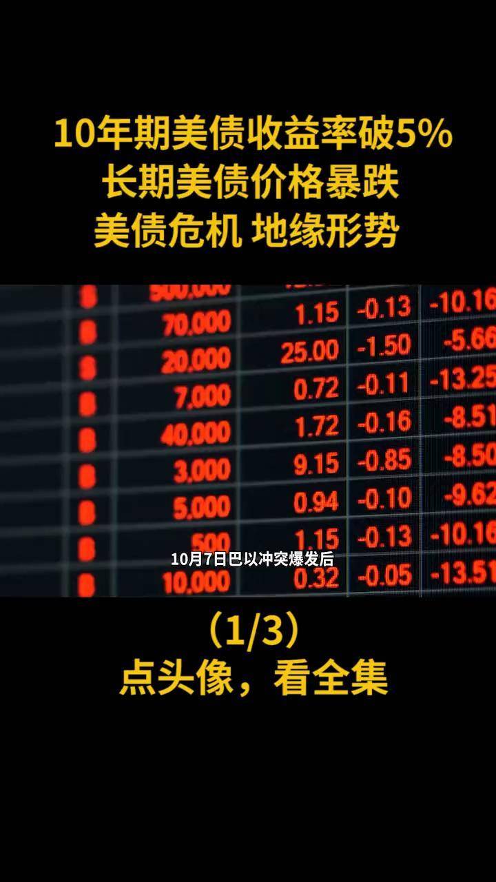 美债收益率集体下跌，10年期美债收益率跌7.60个基点