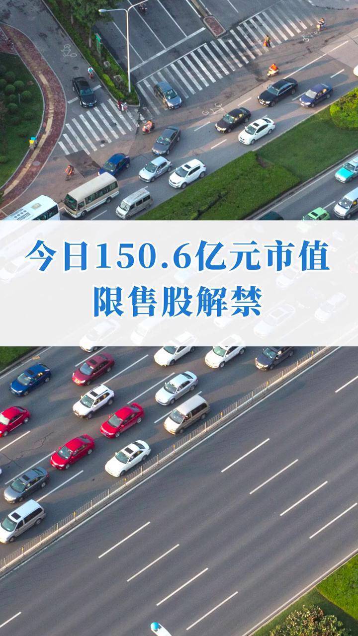 A股限售股解禁一览:3.2亿元市值限售股今日解禁