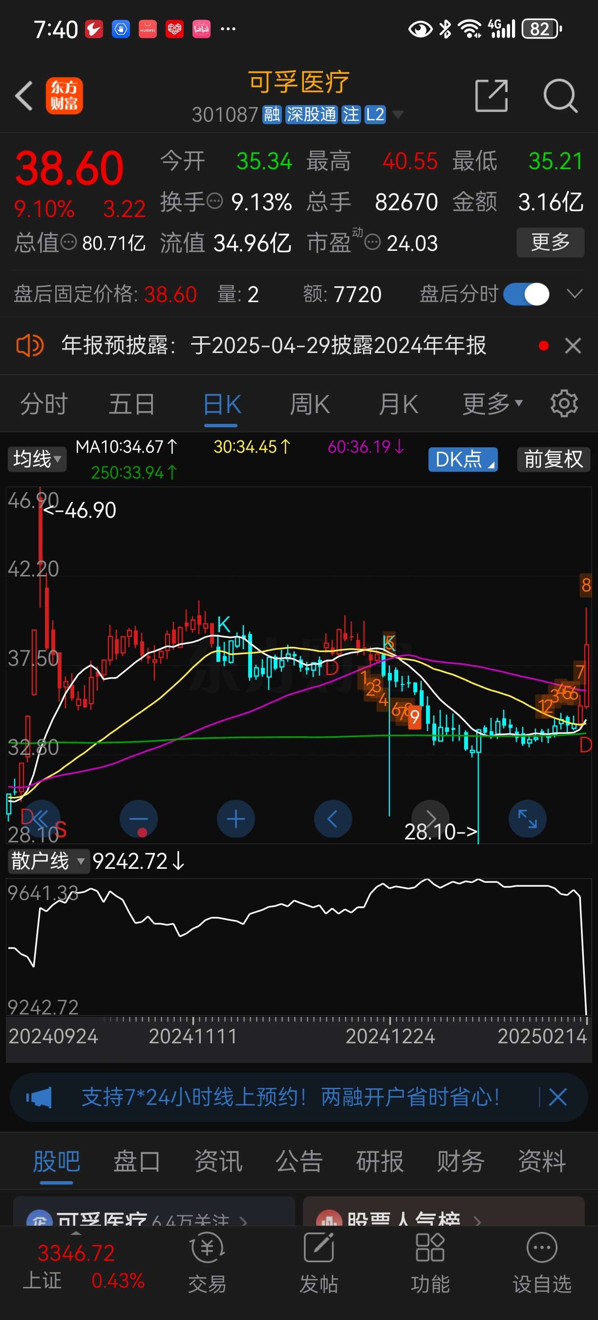 284只股短线走稳 站上五日均线