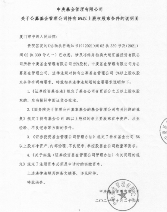 这家基金公司股权，再被挂牌转让